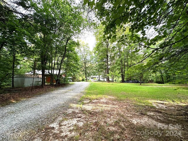 view of road