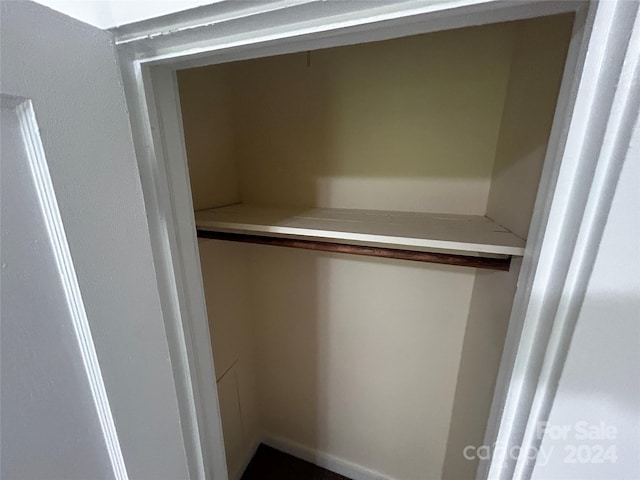 view of closet