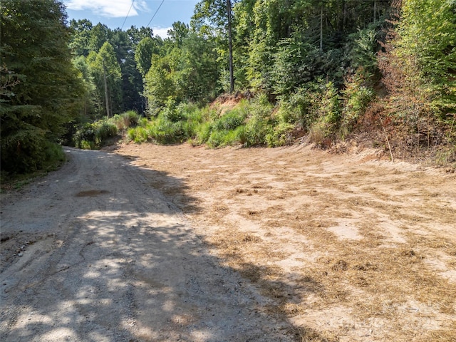 view of road