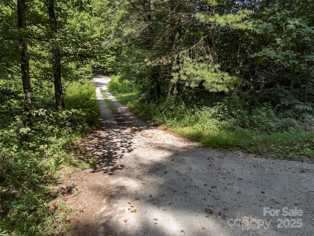 view of road