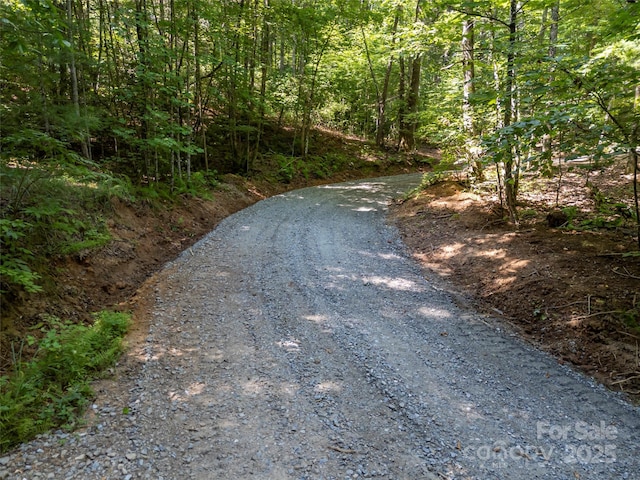 view of road