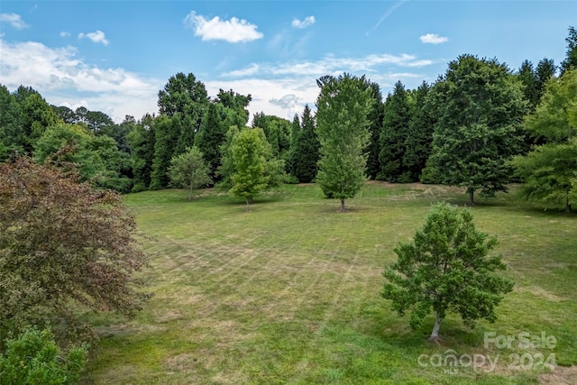 view of yard featuring a rural view