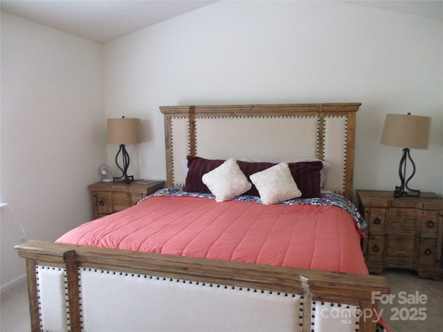 bedroom with carpet flooring