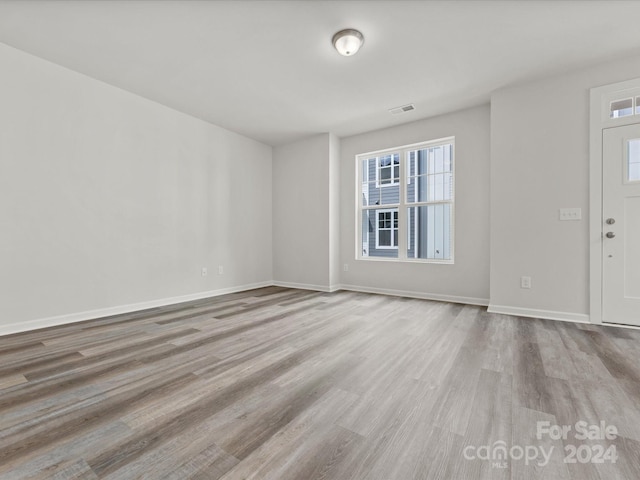 interior space featuring light hardwood / wood-style floors