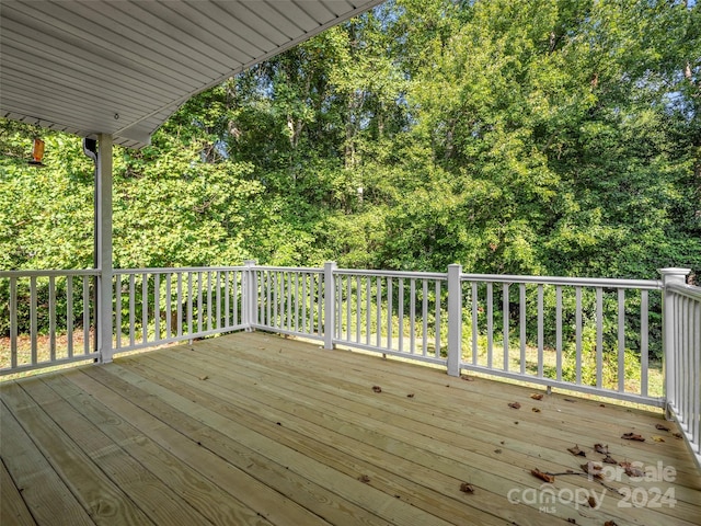 view of deck