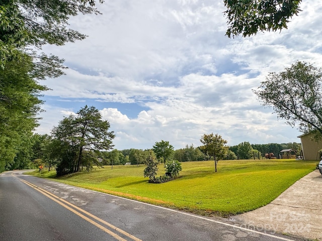 view of road