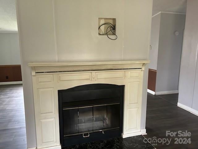 interior details featuring crown molding