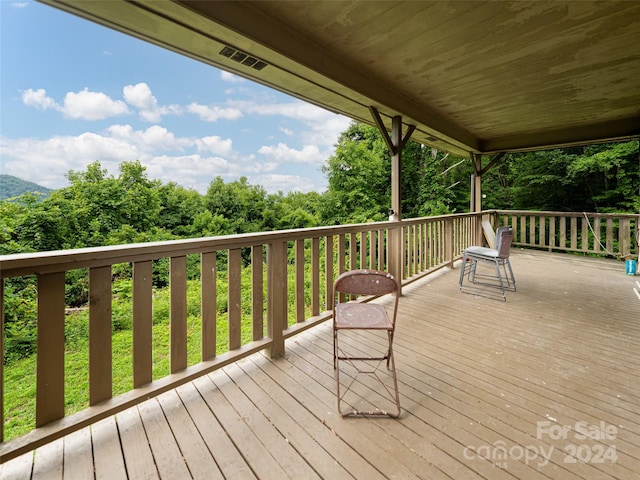 view of deck