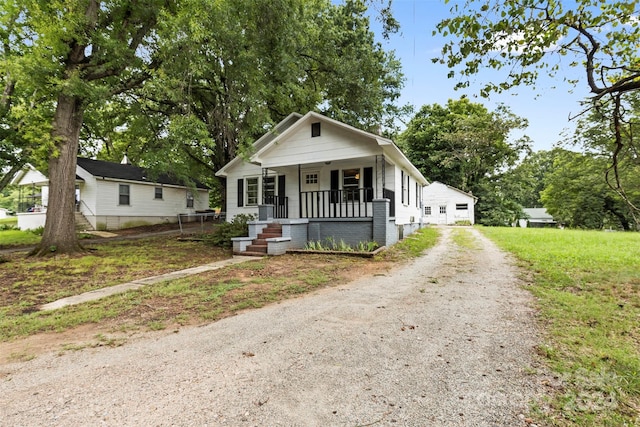 bungalow-style house with a porch