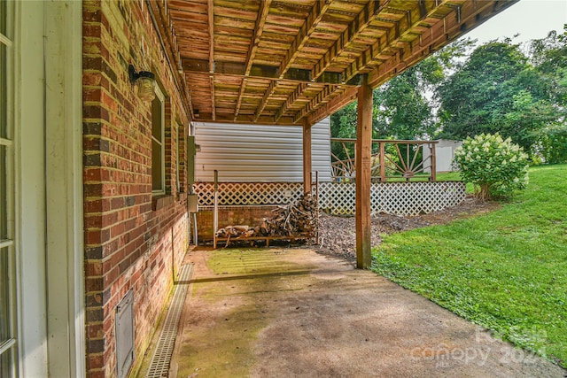 view of patio