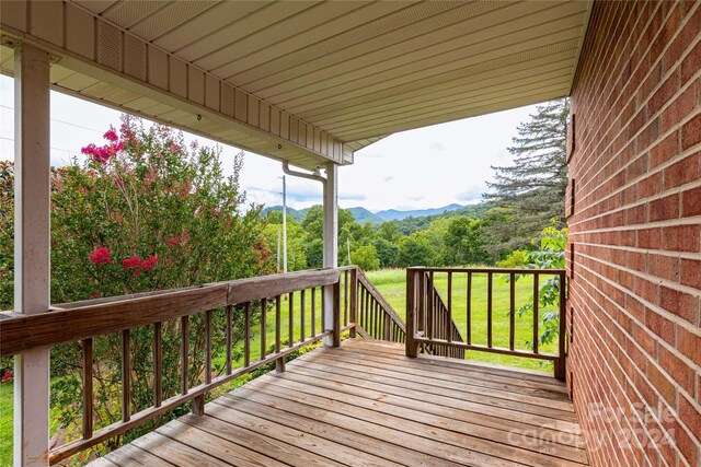 view of deck