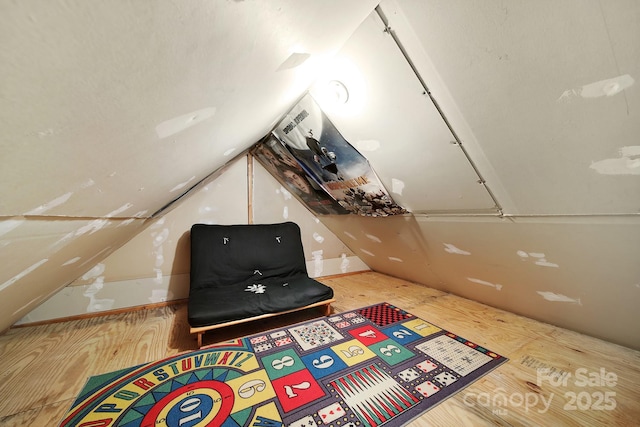 9143 Sadlers Ridge Rd, Fort Mill, SC 29707 - additional living space featuring wood finished floors and lofted ceiling