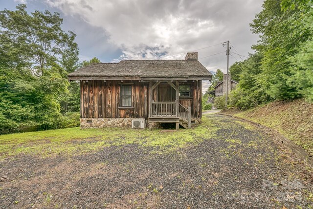 view of rear view of property