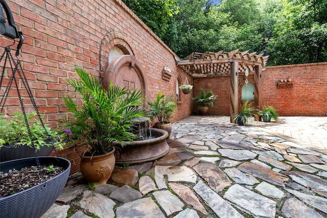 view of patio