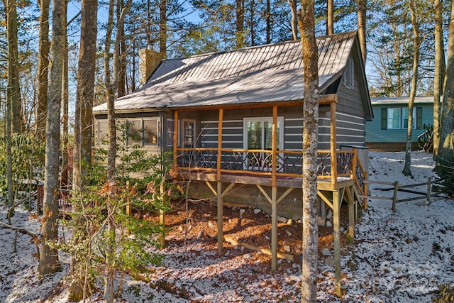 view of rear view of house