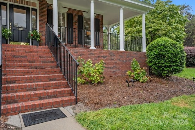 view of entrance to property