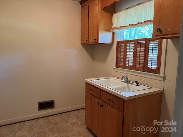 kitchen featuring sink