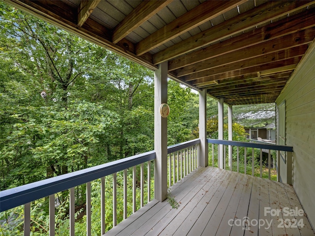 view of deck