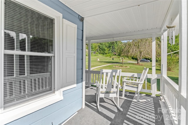 sunroom with plenty of natural light