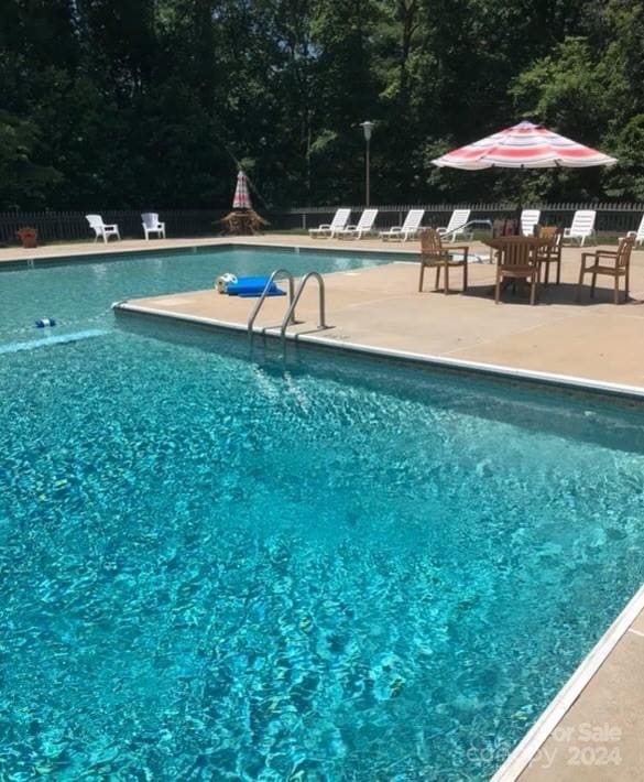 view of pool