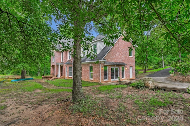 view of back of property