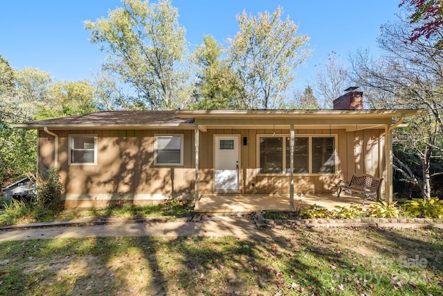 view of front of home