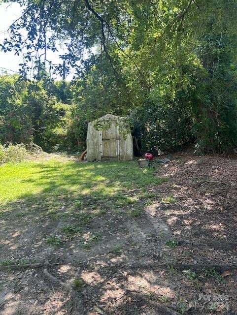 1713 Island Rd, Georgetown, SC 29440 - view of yard featuring a storage unit