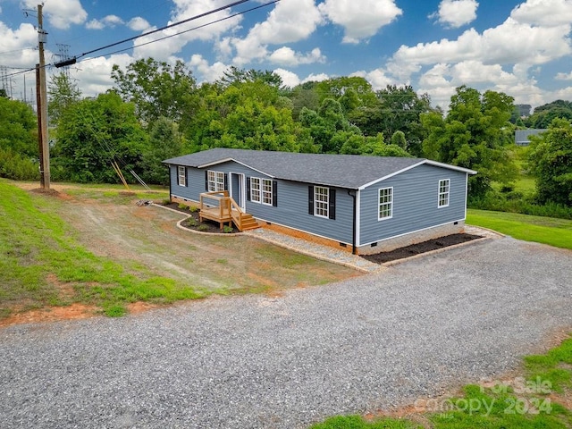 view of front of property