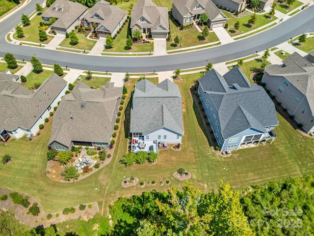 bird's eye view featuring a residential view