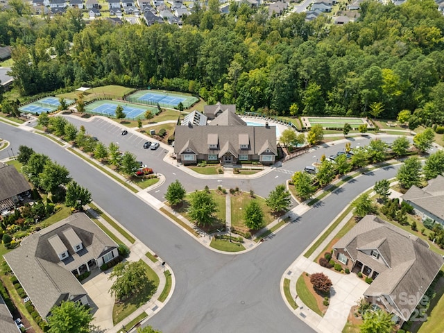 bird's eye view featuring a residential view