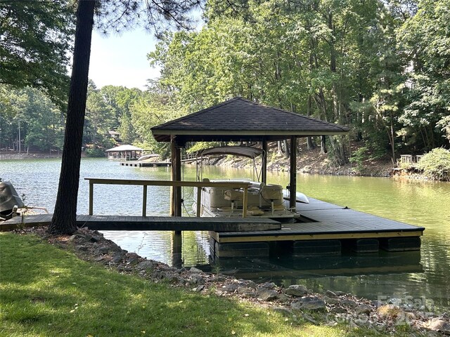 301 Agnew Rd, Mooresville, NC 28117 - dock area featuring a water view