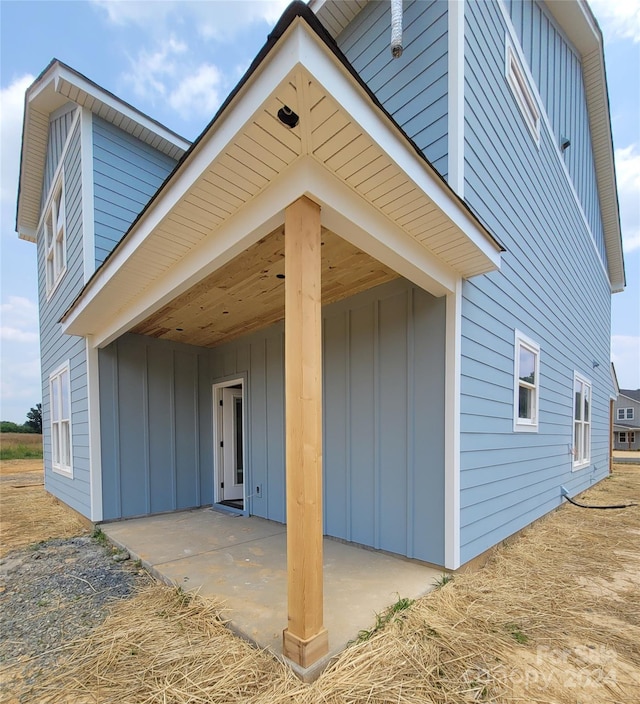 view of rear view of property