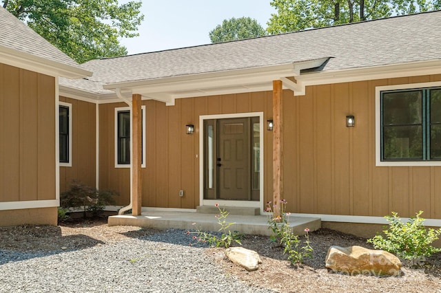 654 Hollybrook Dr, Flat Rock, NC 28731 - entrance to property with roof with shingles