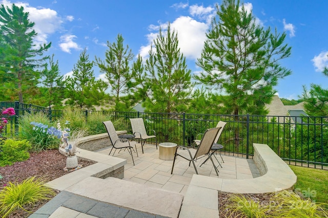 view of patio