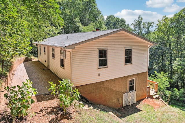 view of side of home