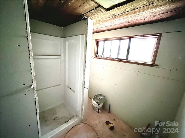 851 Lower Shut In Rd, Hot Springs, NC 28743 - full bathroom featuring a stall shower