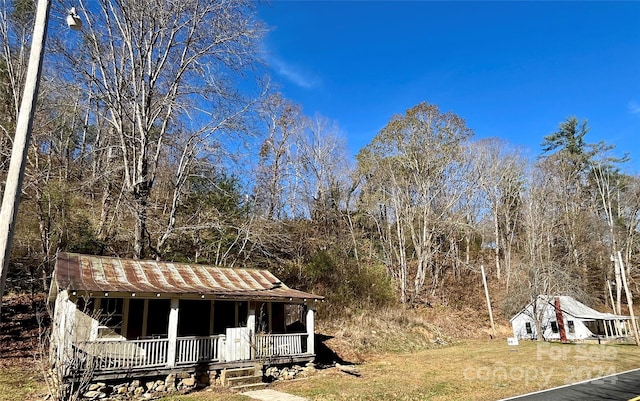851 Lower Shut In Rd, Hot Springs, NC 28743 - view of outdoor structure featuring a porch