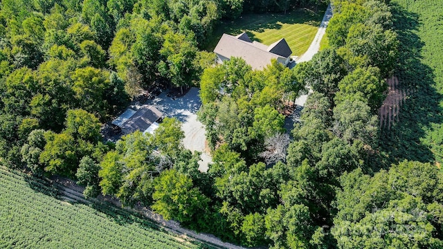 aerial view with a view of trees