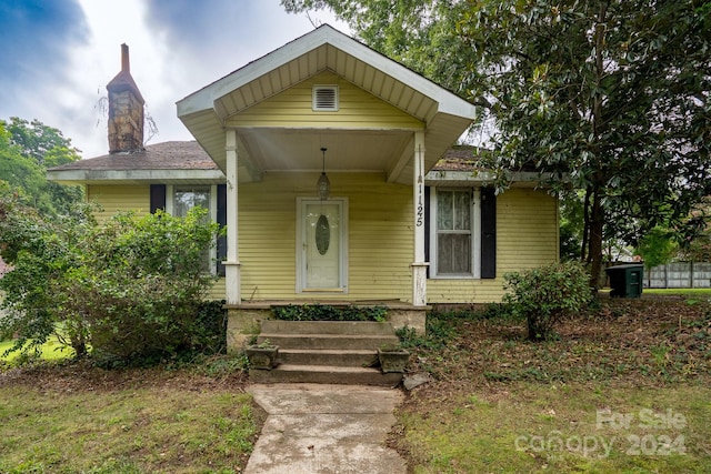 view of bungalow-style house