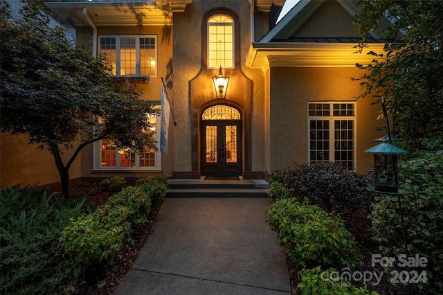 view of entrance to property