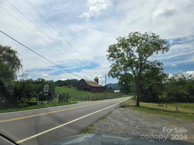 view of road