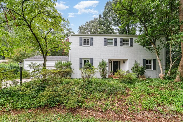 view of colonial inspired home