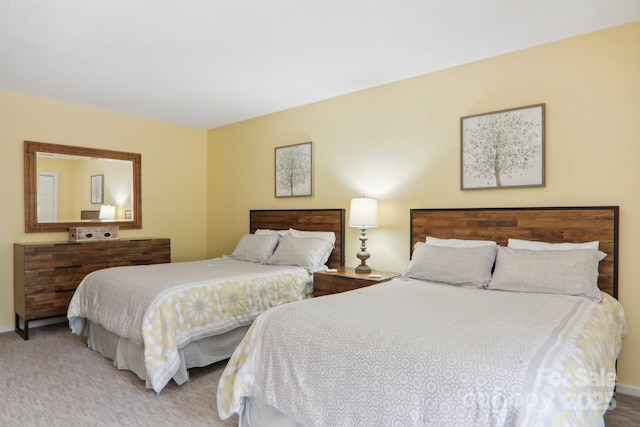 bedroom with carpet flooring