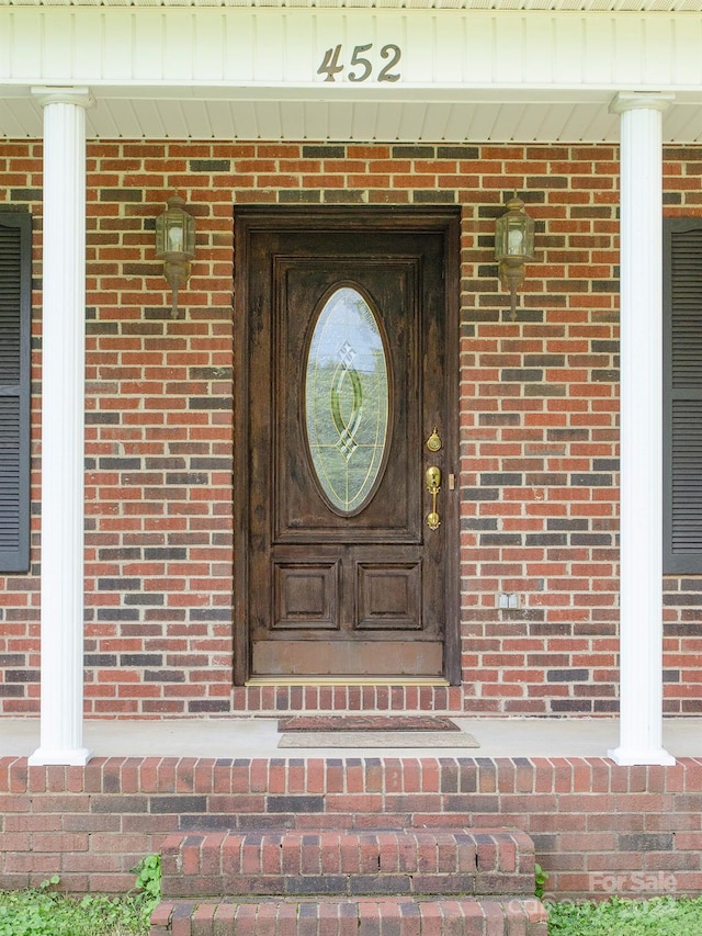 view of entrance to property