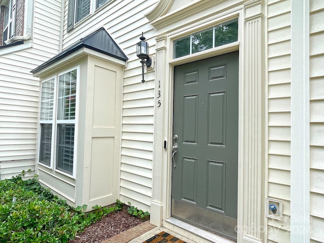 view of entrance to property