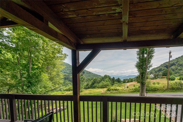 view of deck