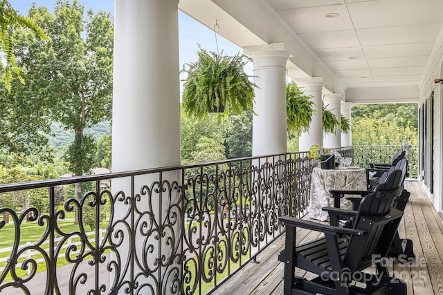 56 Fair Oaks Est, Fletcher, NC 28732 - view of balcony