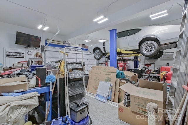 view of storage room