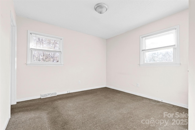 unfurnished room with carpet