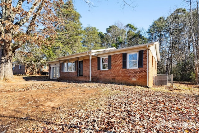 view of ranch-style house